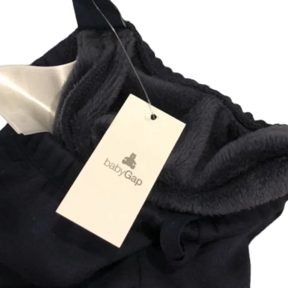 NEW Baby Gap 3-6m Navy Blue Lined Sweat Pants